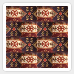 Armenian Traditional Woven Folk Art Fabric Sticker